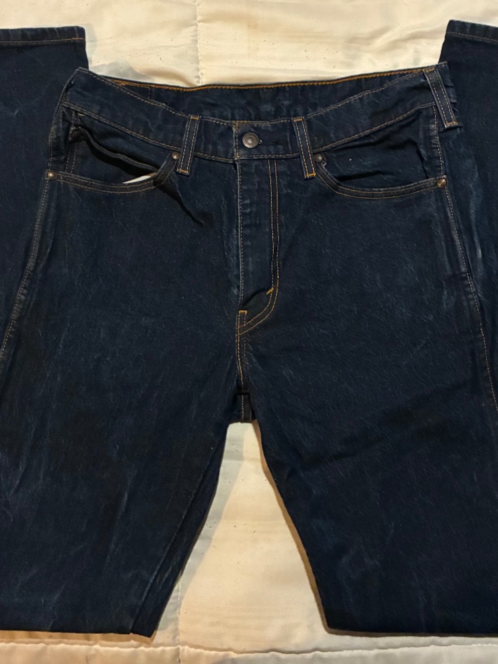 LEVI STRAUSS Dark wash jeans mens